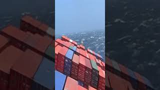 Container ships rolling 😬 [upl. by Jeanelle645]