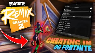 CHEATING in OG FORTNITE with the best 8 Fortnite CHEAT…🎯 [upl. by Plate]