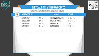 Lilydale 1XI v Norwood 1XI  Round 6  Day 1 Season 202425 [upl. by Eanrahc]