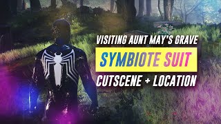 MARVELS SPIDER MAN 2  Visiting Jefferson Davis Aunt May amp Uncle Bens Grave  Black Suit Symbiote [upl. by Annora920]