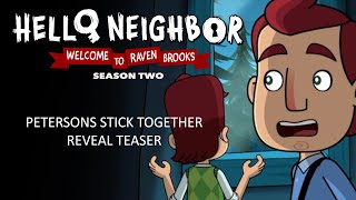 Petersons Stick Together  Season 2 Reveal Teaser HelloNeighbor Cartoon frame by frame matpat [upl. by Elane]