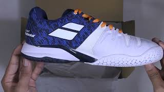 Babolat Propulse Blast AC Mens Tennis Shoe Unboxing [upl. by Inilam116]