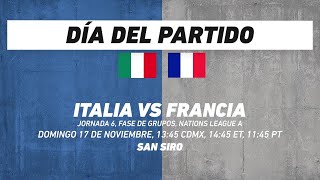 Italia vs Francia frente a frente Futbol [upl. by Seadon]