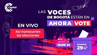 Así transcurren las elecciones en Bogotá l AHORAVote [upl. by Luwana]