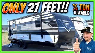 Only 27ft amp Half Ton Towable 2023 Transcend 221RB Travel Trailer by Grand Design RV [upl. by Ennaeerb]