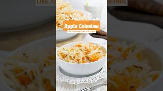 Apple Loaded Coleslaw  The Healthiest no Mayo Coleslaw of the Summer [upl. by Nerta]