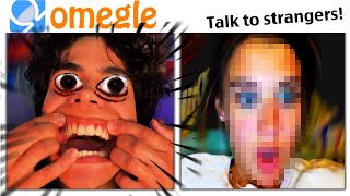 jumpscaring strangers on OMEGLE [upl. by Nairam]