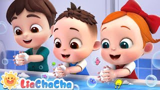 Wash Your Hands Song  Healthy Habits for Kids  Kids Songs amp Nursery Rhymes  LiaChaCha [upl. by Leiru65]