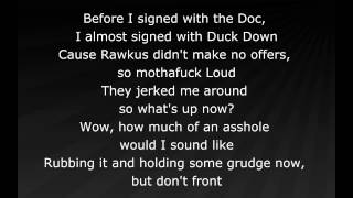 Eminem ft Buckshot  Dont Front lyrics [upl. by Kristy]