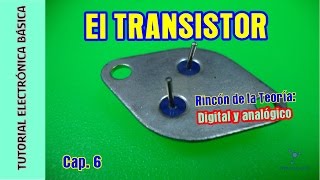 Tutorial Electrónica Básica Cap 06 Transistores [upl. by Atinaej817]