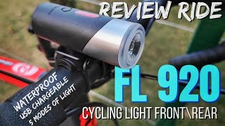 Decathlon Cycling Light Unboxing And Review  FL 920 💡 [upl. by Renrag]