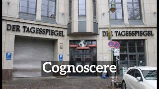 How Does Cognoscere Look  What is Cognoscere  How to Say Cognoscere in English [upl. by Ivette786]