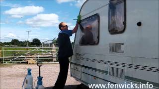 Cleaning a caravan using Fenwicks  Part 2 [upl. by Annaerdna]