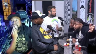 Big 22 vs Rooga Akademiks reacts to Rooga amp Adam 22 almost coming to Blows at no Jumper [upl. by Neehs]