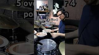 5 over 3 over 4 polyrhythm drummer polyrhythms polyrhythm drumlife drumsdrums drumslife [upl. by Chappie348]