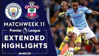 Manchester City v Southampton  PREMIER LEAGUE HIGHLIGHTS  110219  NBC Sports [upl. by Kissel114]