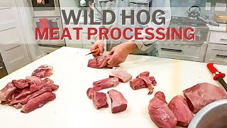 WILD HOG MEAT PROCESSING [upl. by Licko]