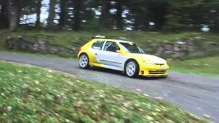 rallye des bauges 2011  essais ludo bogey 306 maxi [upl. by Nonnahsed2]