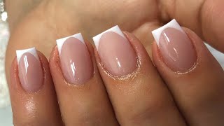 HOW TO Easy French Manicure For Beginners  Acrylic Nails Tutorial  GIVEAWAY WINNER [upl. by Duwe544]