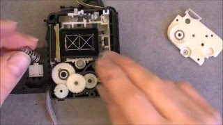 Epson PictureMate photo printer teardown part 2 making a terrible mess [upl. by Torrin]