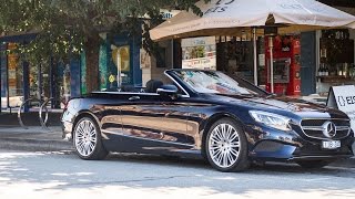 2017  REVIEW  Mercedes Benz S500 Cabriolet [upl. by Ashbaugh888]