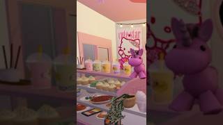 Visiting a café in bloxburg roblox bloxburg viralvideo fypシ゚viral shorts fyp viralshort [upl. by Chemarin610]