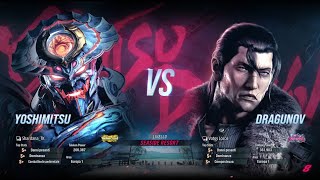 Yoshimitsu Shardana vs Dragunov  Tekken 8 [upl. by Nikral81]