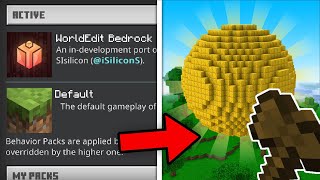 How to Get WorldEdit for Minecraft Bedrock Edition 120 [upl. by Karlyn88]