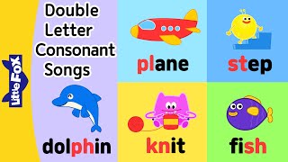 Phonics Songs  Double Letter Consonant  Blends amp Digraphs  Little Fox [upl. by Ahtram]