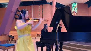 Fritz Kreisler Liebesfreud Dr Hyejin Kim violin and Joy Mentzel piano [upl. by Esiuole]