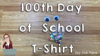 100th Day of School TShirt  Googly Eyes [upl. by Alimaj]