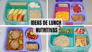 IDEAS DE LUNCH para niños NUTRITIVAS FÁCIL Y SALUDABLES lonchera para niños lunch para la escuela [upl. by Bealle]