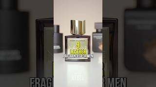 9 Leather Fragrances For Men in Less Than a Minute 👌 [upl. by Atnahs931]