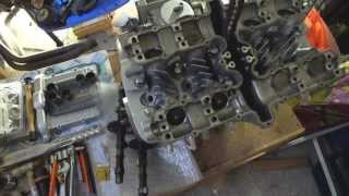 1982 Kawasaki 750 Ltd Rebuild Part 17 shims clearances timing camchain tensioner [upl. by Sanbo]