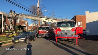 • Keyport NJ  2nd Alarm Building Fire  Center St  111820 • [upl. by Younger]