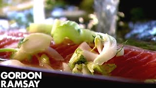 How to Poach and Flavour Salmon  Gordon Ramsay [upl. by Cornell]