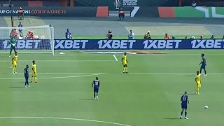 Bebè free kick from miedfield goal Cape Verde Mozamique Higlights [upl. by Potash]