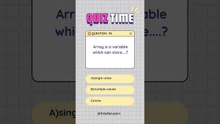 C Programming QuizPart36youtubeshortstutorial quiz CodingShortsSmartLearningIntelleLearn [upl. by Dnalwor]