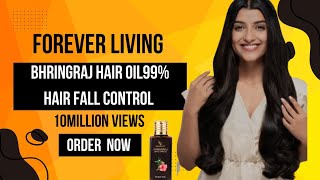 Forever Bhringraj Hair oil 99 hair fall control forever haircare viralshorts [upl. by Ardnael554]