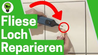 Fliese Reparieren ✅ ULTIMATIVE ANLEITUNG Wie Loch in Fliesen mit Reparatur Set Füllen amp Ausbessern [upl. by Odysseus]