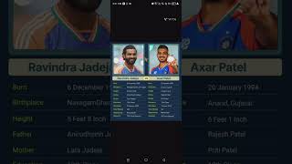 Ravindra jadeja vs Axar patel [upl. by Marlowe716]