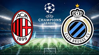 AC Milan vs Club Brugge  UEFA CHAMPIONS LEAGUE 2024  efootball 24 [upl. by Malik558]