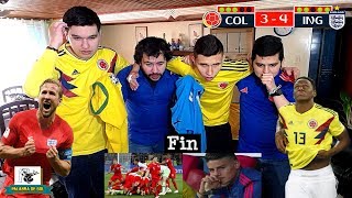 Colombia 1 Inglaterra 1 3  4 Penales  Rusia 2018  Reacciones Amigos  El Club de la Ironía [upl. by Ennirac]