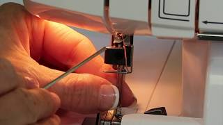 Brother 1034D Serger 14 How to Change Needles [upl. by Katonah367]