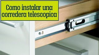 EmpoTIP 1  Como colocar o instalar correderas telescopicas FACIL [upl. by Cornall295]