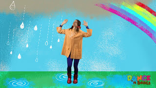 Preschool Learn to Dance Drip Drop Rain [upl. by Neuberger]