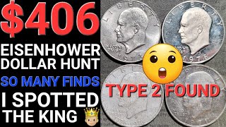 🎃 406 MASSIVE EISENHOWER HUNT 💀 PLUS THE KING 🤴🏼 WAS FOUND dwcnc money king ike largedollar [upl. by Widera]