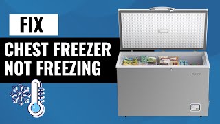 How To Fix Chest Freezer Not Freezing  Troubleshooting Guide [upl. by Nivlem]