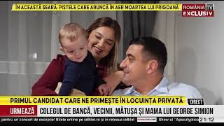 George Simion primul candidat care își arată locuința privată la televizor și își prezintă familia [upl. by Analrahc]