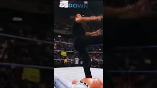 The most electrifying elbow in WWE history wwe therock smackdown foryou shorts [upl. by Marcelline]